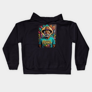 Great farmer in the world - Grafitti Kids Hoodie